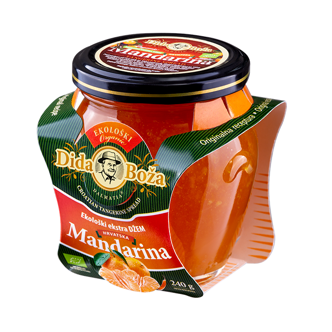 Ekološki džem Mandarina 240g Dida Boža